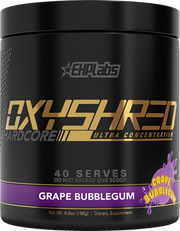 EHP Labs OxyShred Hardcore Grape Bubblegum (40 servings)