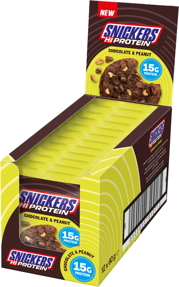 Snickers HiProtein Cookie Chocolate & Peanut (12 x 60 g)