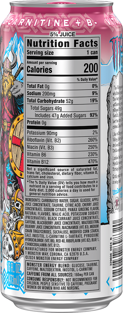 Monster Energy Juiced Viking Berry (1 x 473 ml)