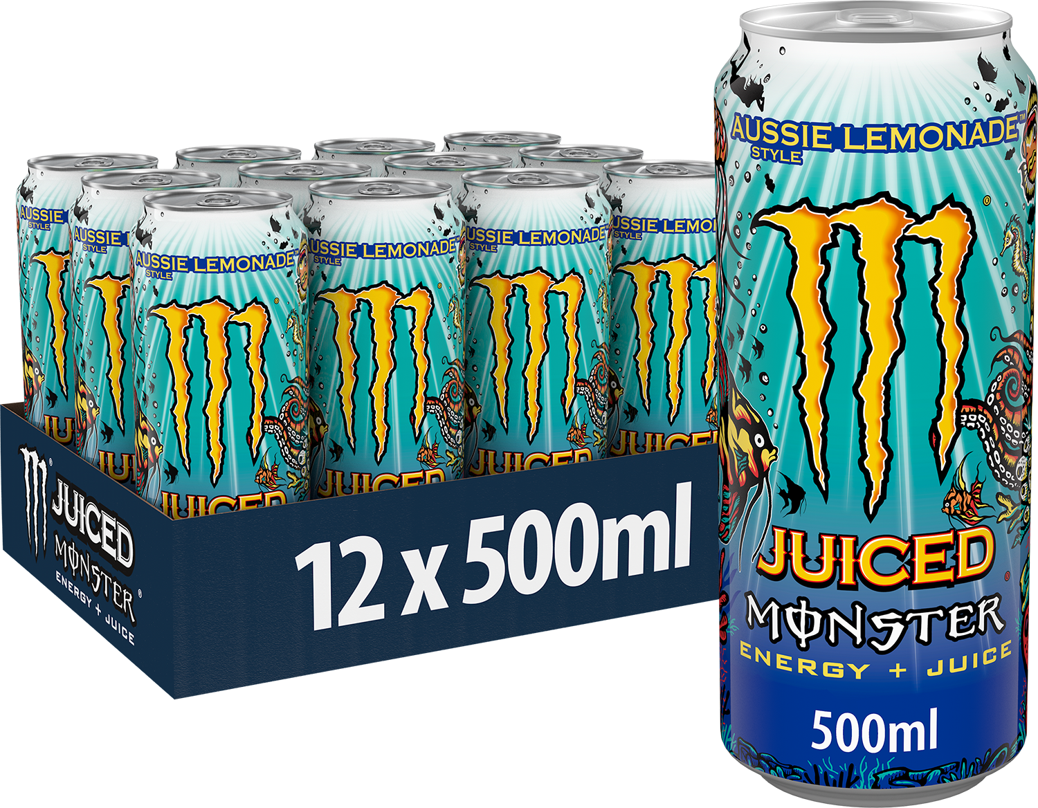 Monster Energy Juiced Aussie Style Lemonade (12 x 500 ml)