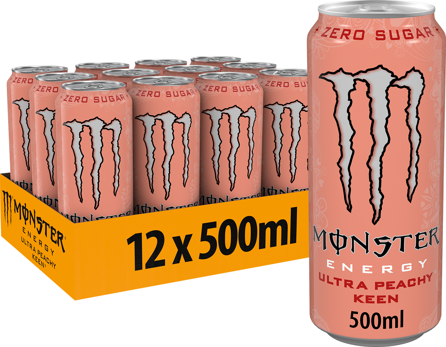 Monster Energy Ultra Peachy Keen (12 x 500 ml)