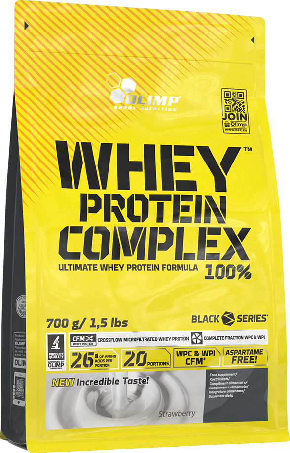 Olimp Whey Protein Complex 100% Strawberry Power (700 g) – Supspace NL