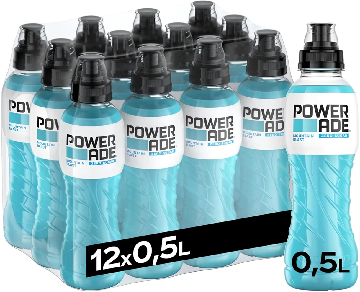 Powerade Zero Sugar Mountain Blast (12 x 500 ml)
