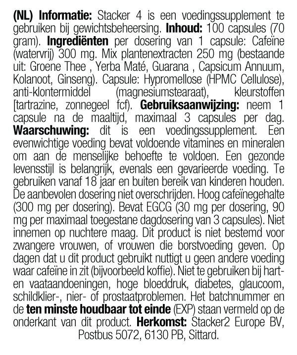 Stacker2 Stacker4 (100 Caps)