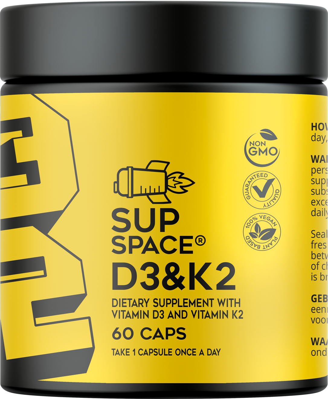 Supspace Vitamin D3 & K2 (60 caps)