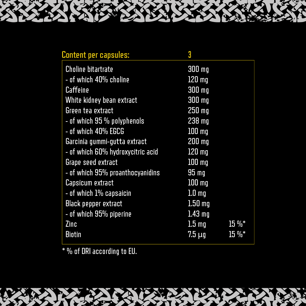 Viking Power Dragon Fire Fat Burner (90 caps)