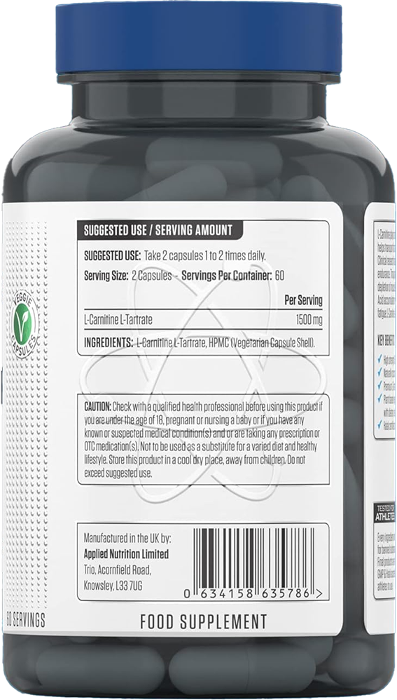 Applied Nutrition L-Carnitine 1500 (120 caps)