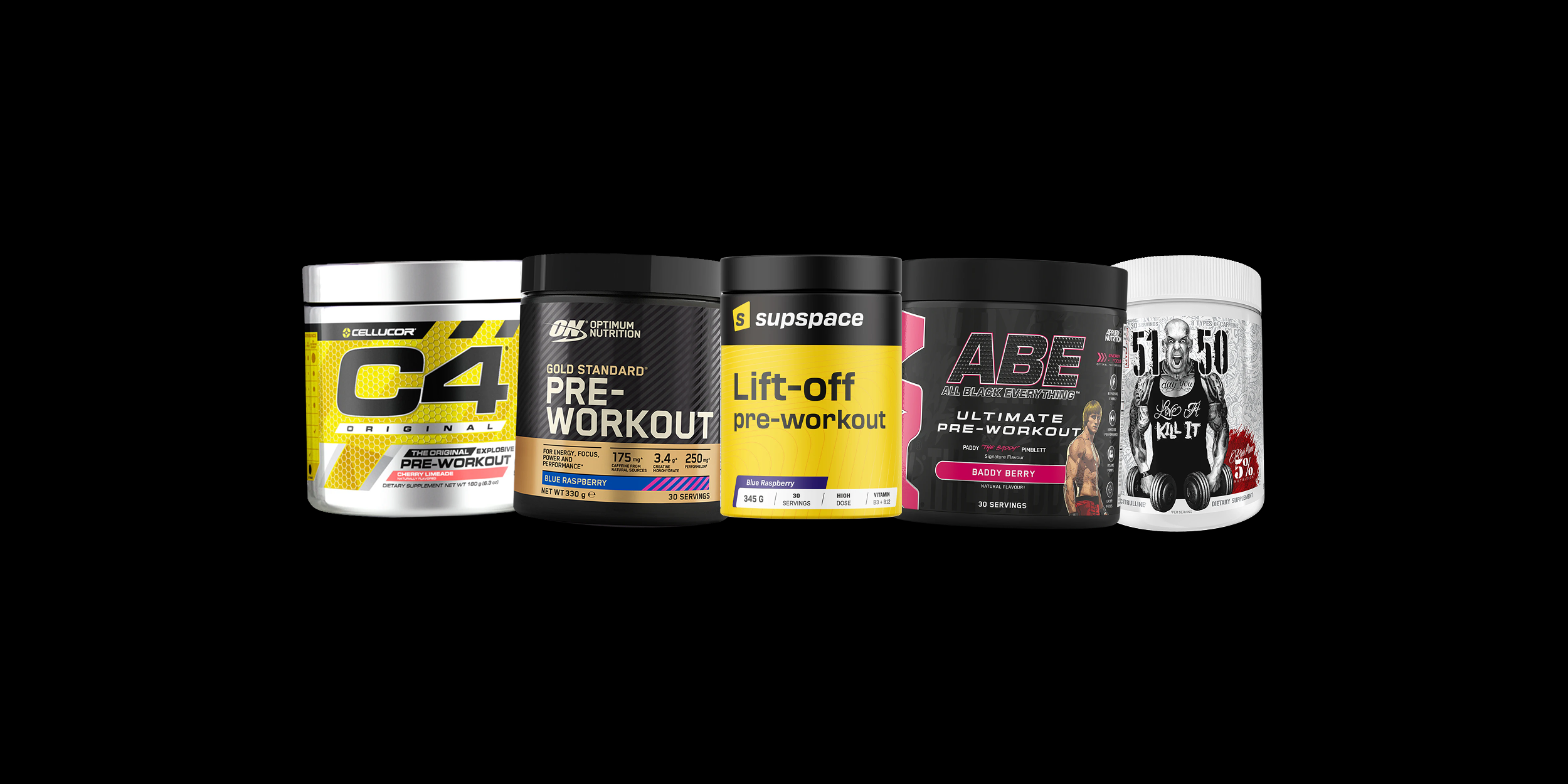 Pre-workouts met cafeïne