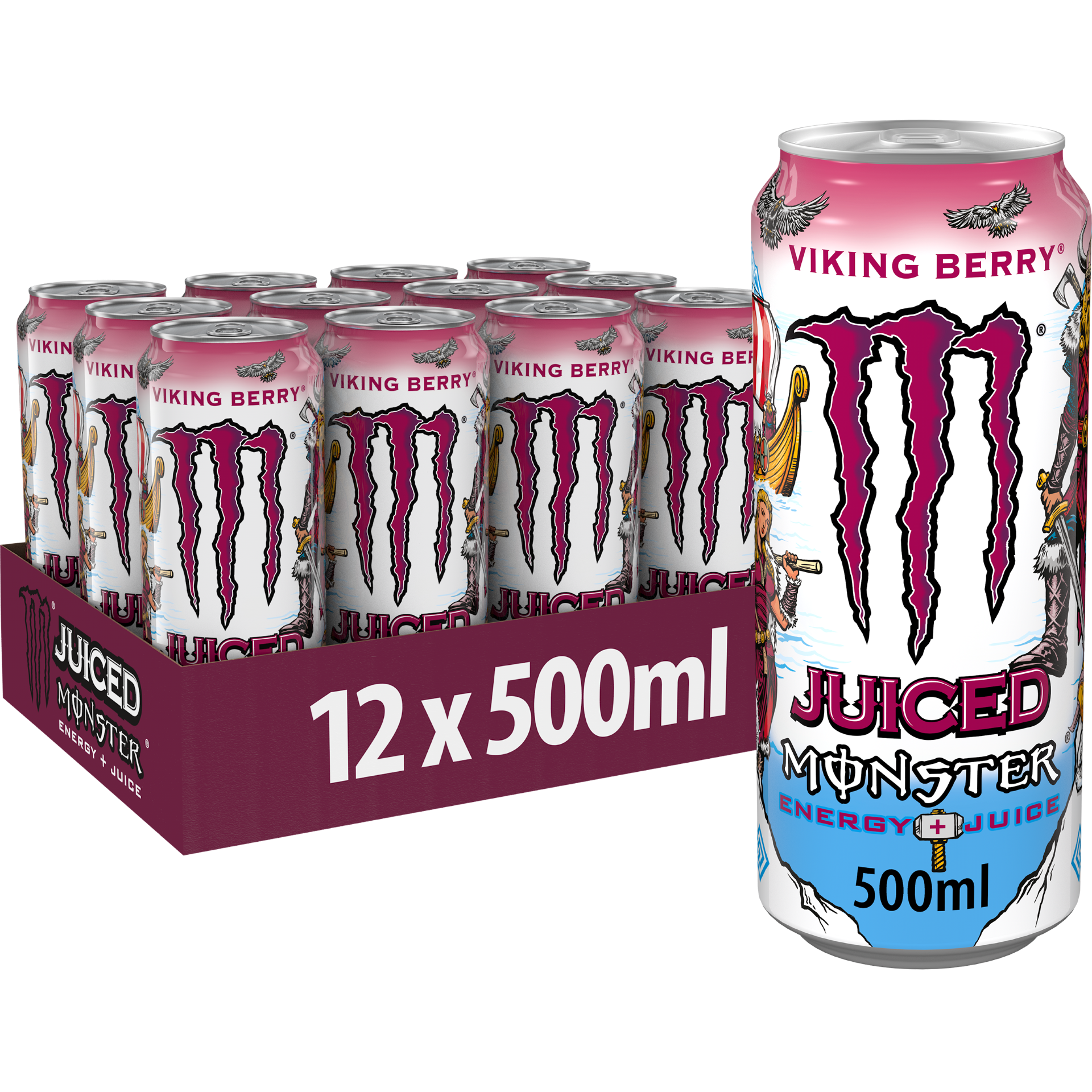 Monster Energy Juiced - 12 x 500 ml - Viking Berry
