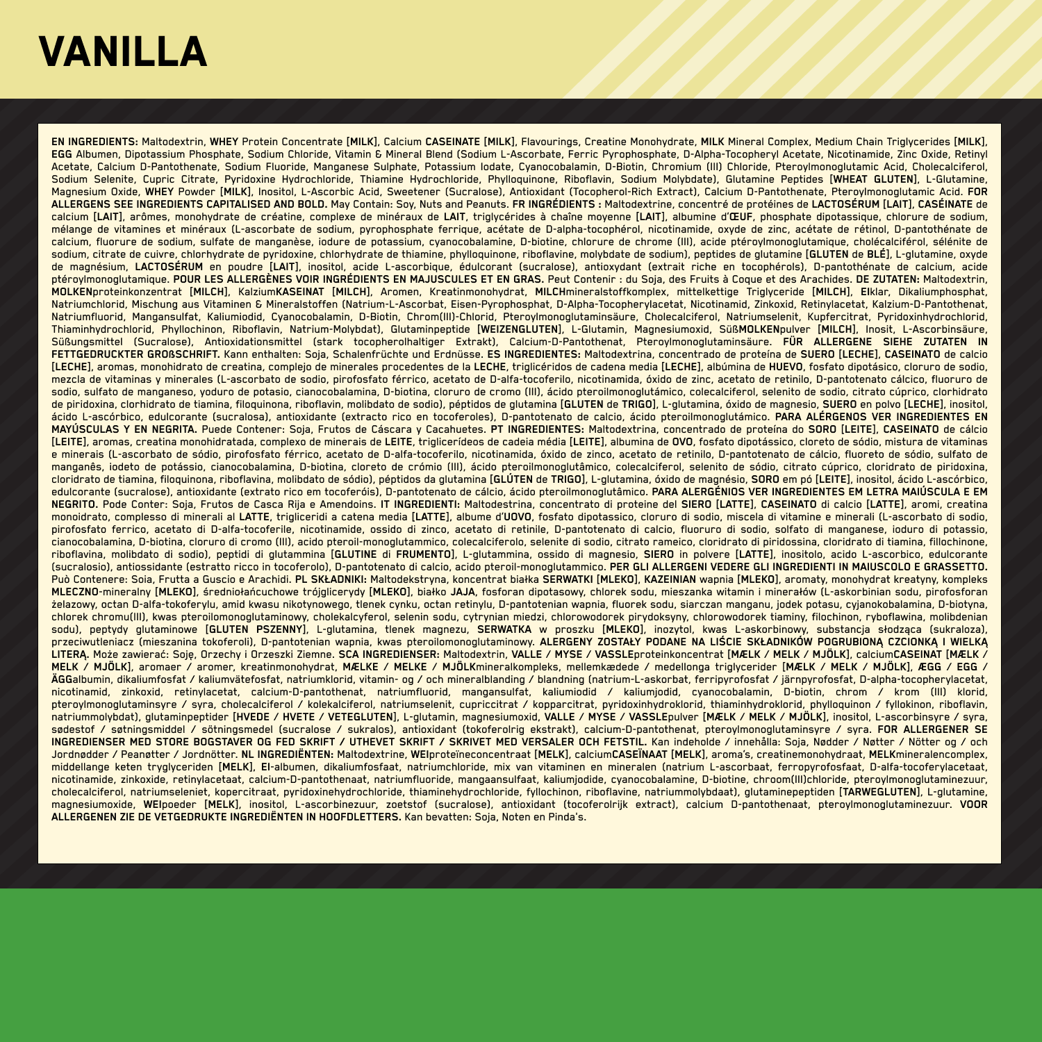 Optimum Nutrition Serious Mass Vanilla (5450 g)