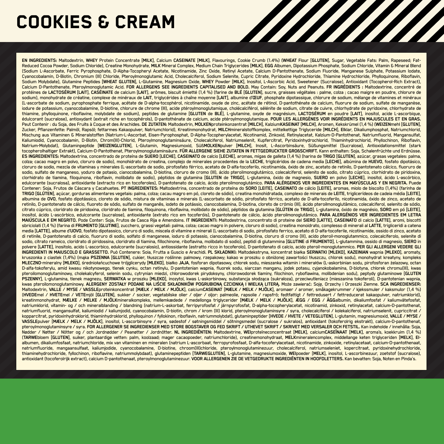 Optimum Nutrition Serious Mass Cookies & Cream (2730 g)