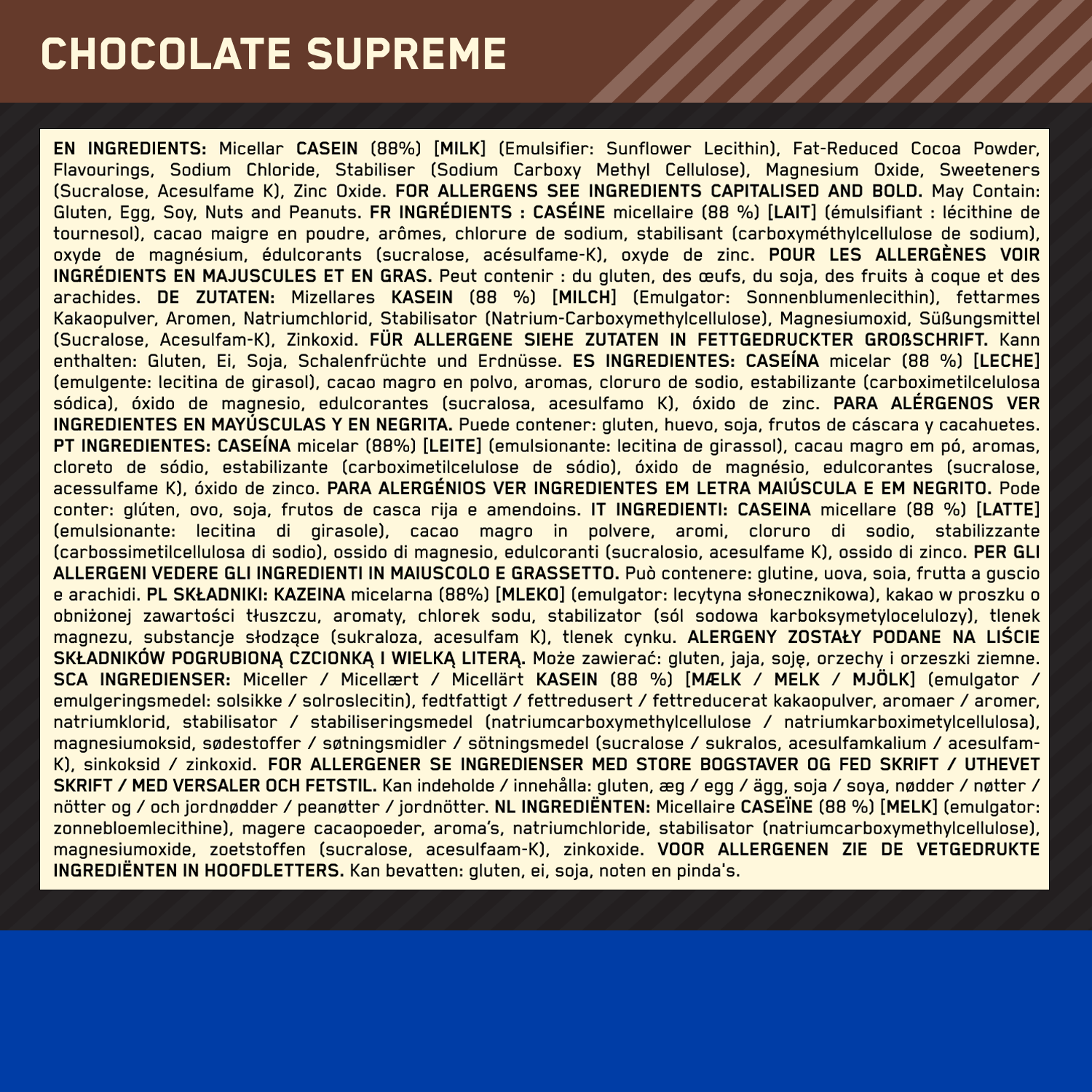 Optimum Nutrition Gold Standard 100% Casein Chocolate Supreme (924 g)