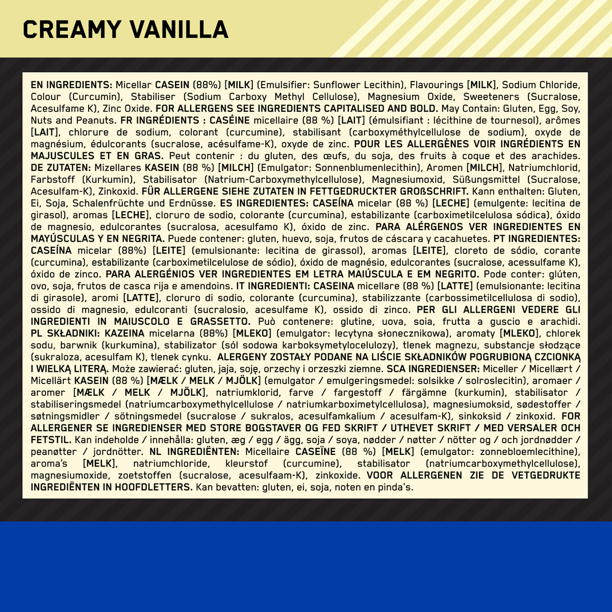 Optimum Nutrition Gold Standard 100% Casein Creamy Vanilla (924 g)