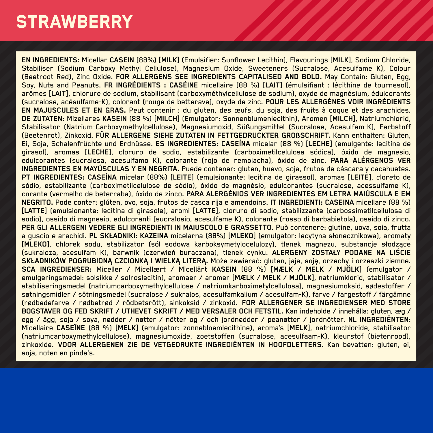 Optimum Nutrition Gold Standard 100% Casein Strawberry (924 g)
