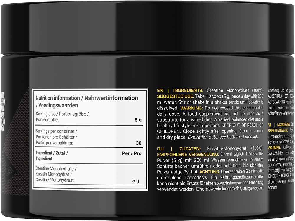 Dedicated Nutrition Micronized Creatine Monohydrate (150 g)