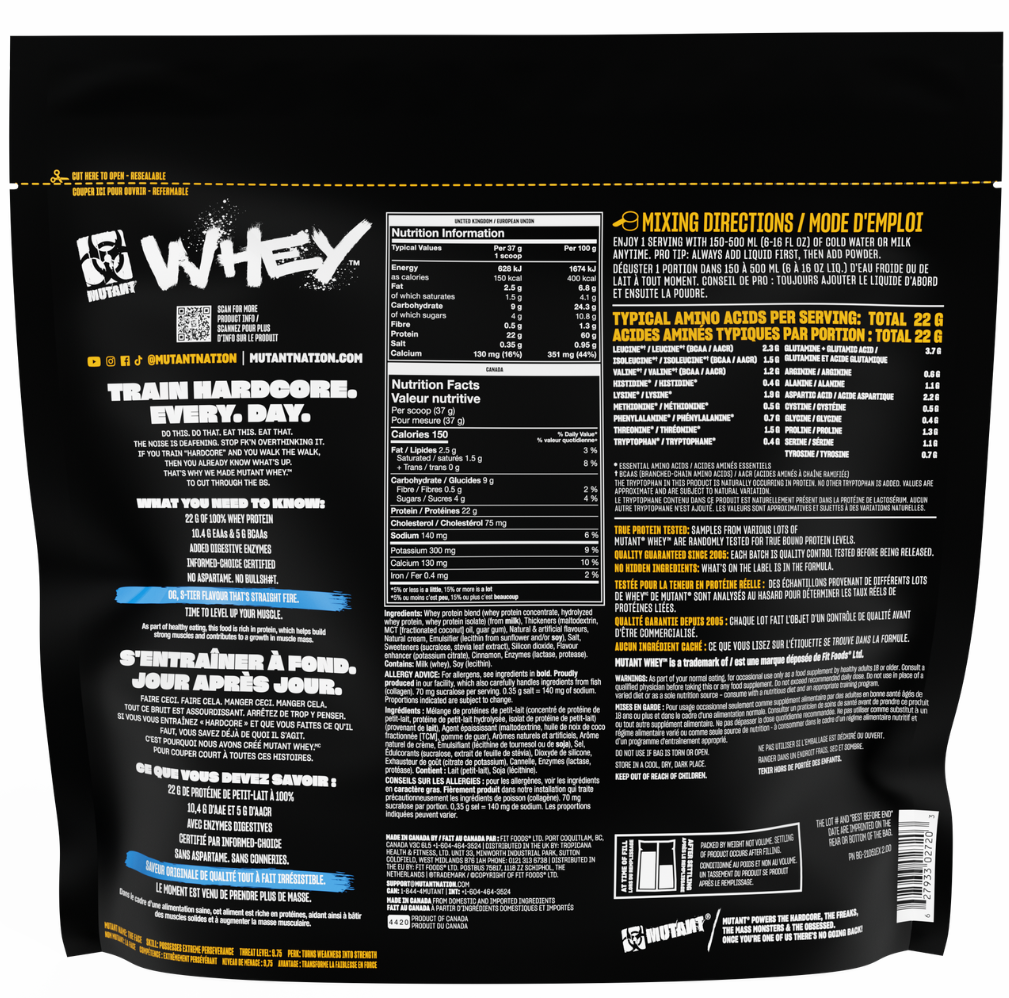 Mutant Whey Vanilla Ice Cream (2270 g)