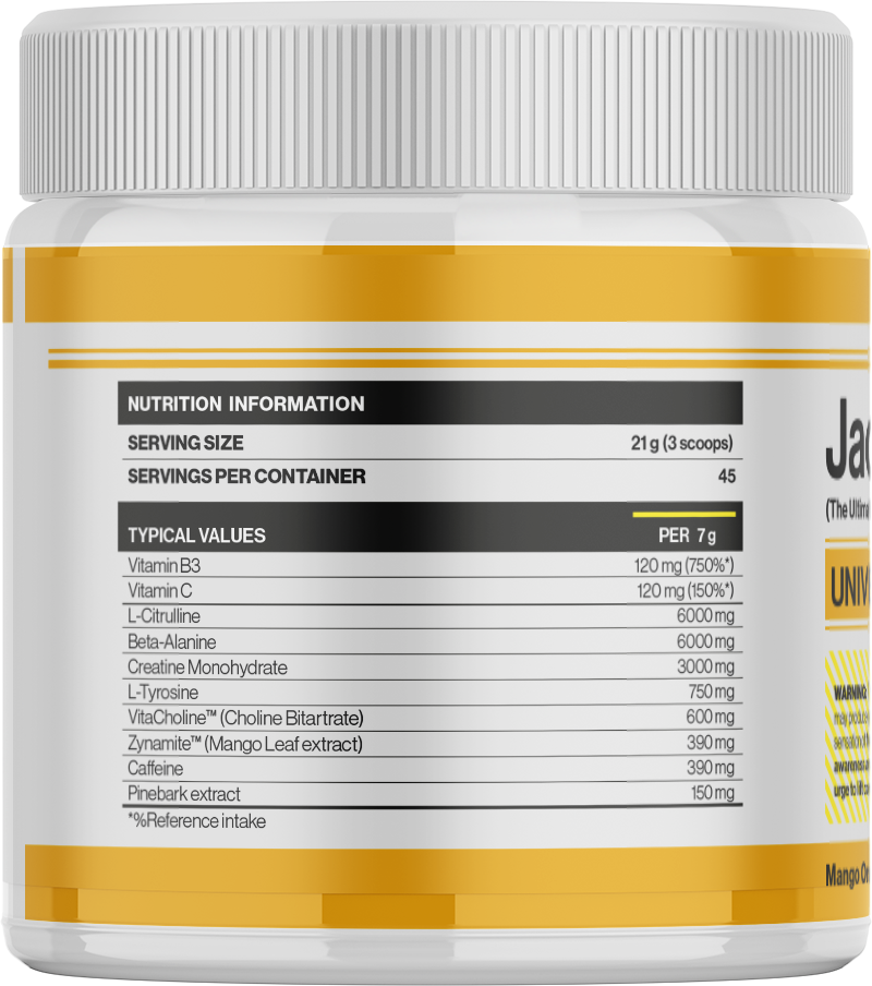 Jack3d Advanced Pre-workout  Mango Orange (315 g)