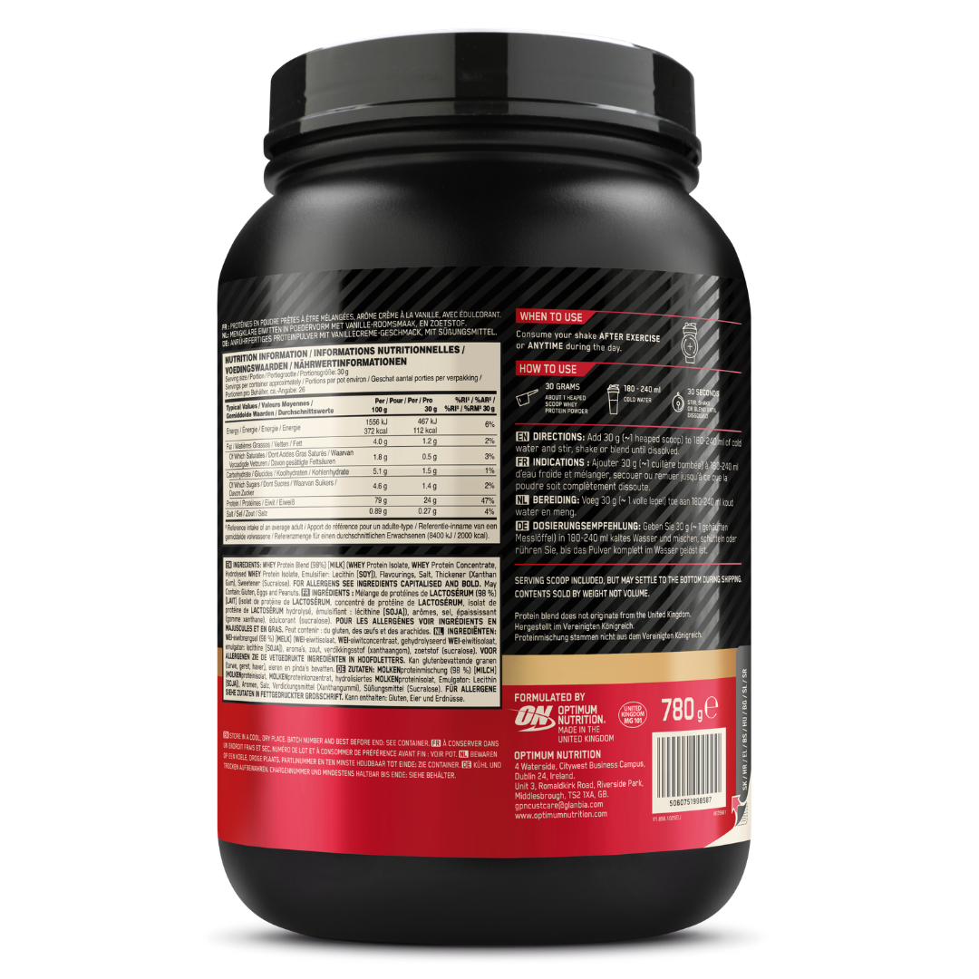 Optimum Nutrition Gold Standard 100% Whey - 780 g - French Vanilla Creme