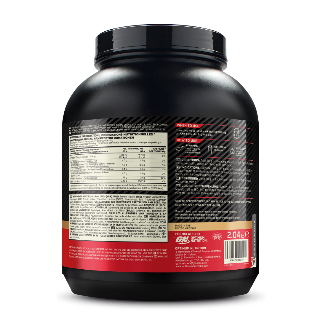 Optimum Nutrition Gold Standard 100% Whey - 2000 g - French Vanilla Creme