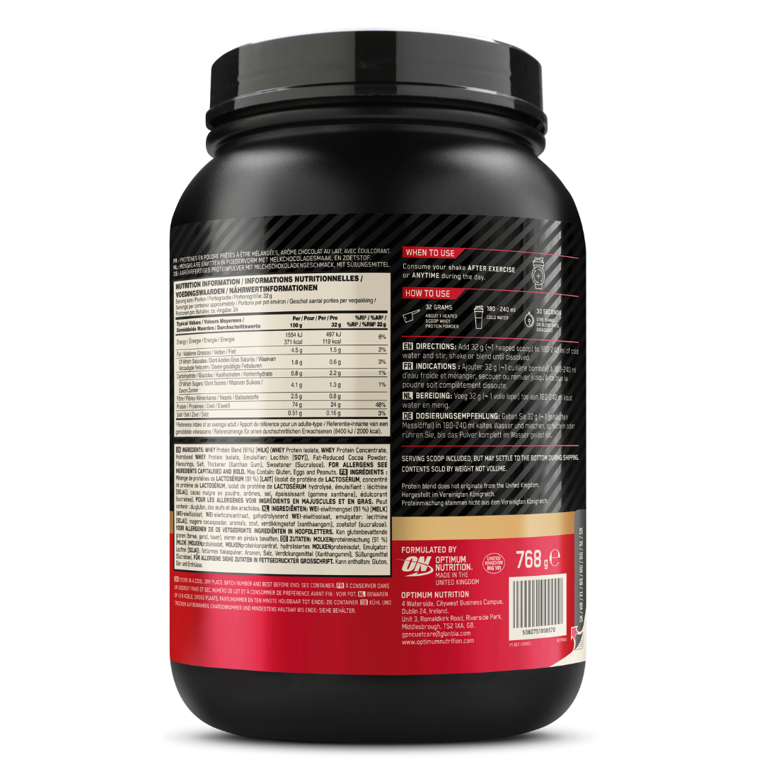 Optimum Nutrition Gold Standard 100% Whey - 780 g - Extreme Milk Chocolate