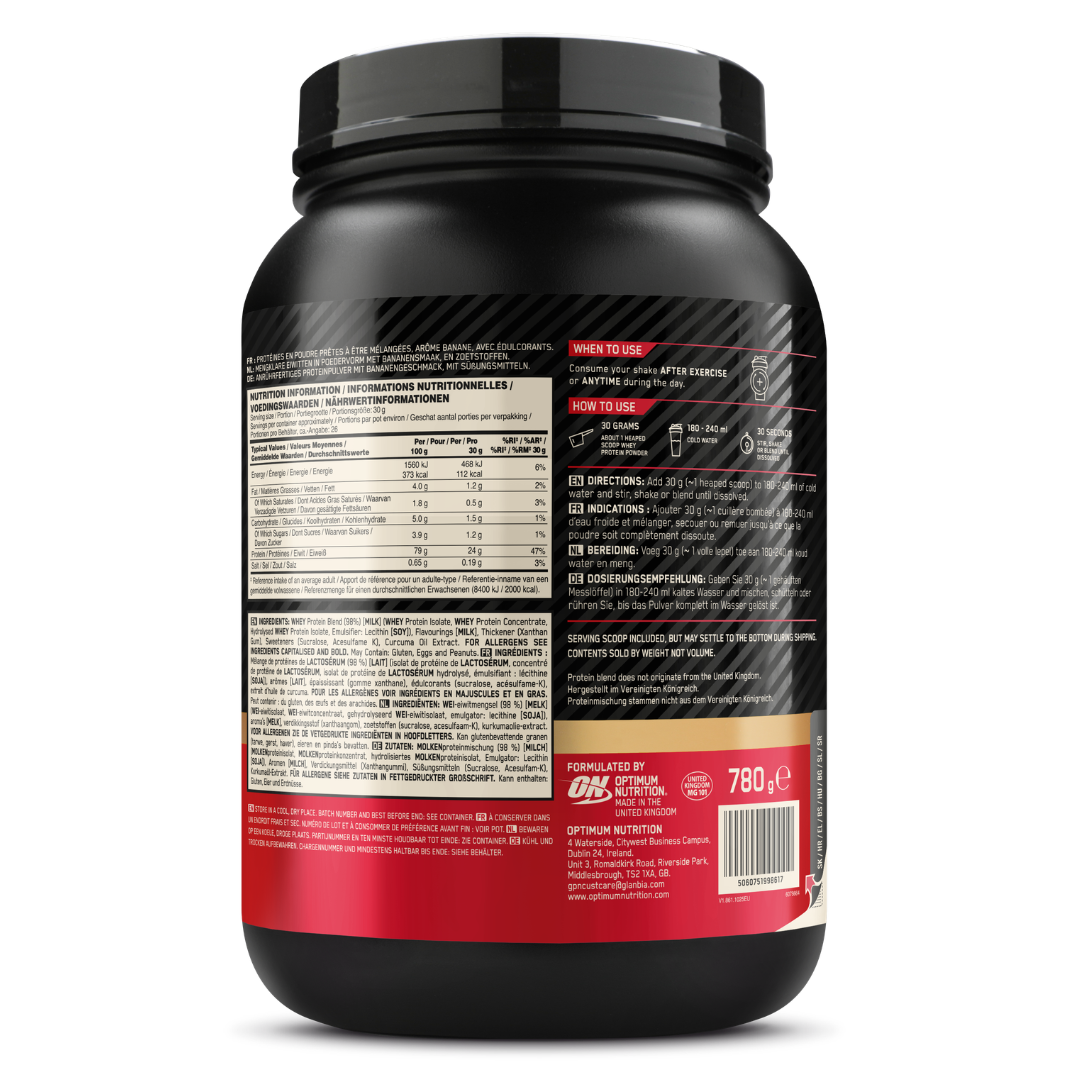 Optimum Nutrition Gold Standard 100% Whey - 780 g - Banana Cream