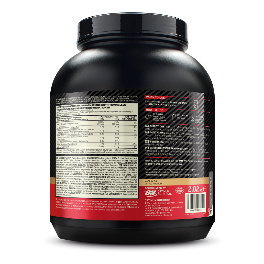 Optimum Nutrition Gold Standard 100% Whey - 2000 g - Double Rich Chocolate