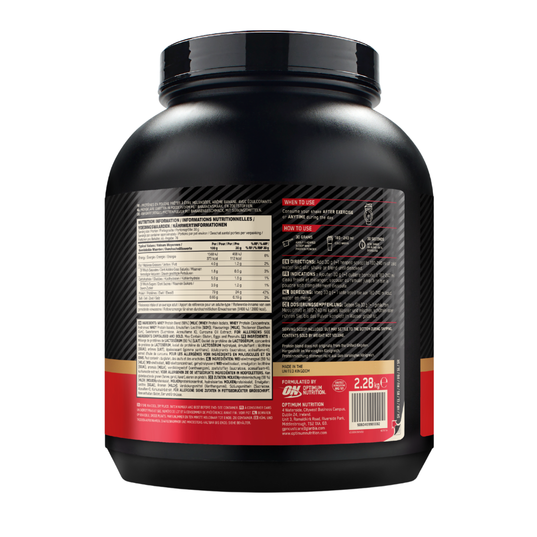 Optimum Nutrition Gold Standard 100% Whey - 2000 g - Banana Cream
