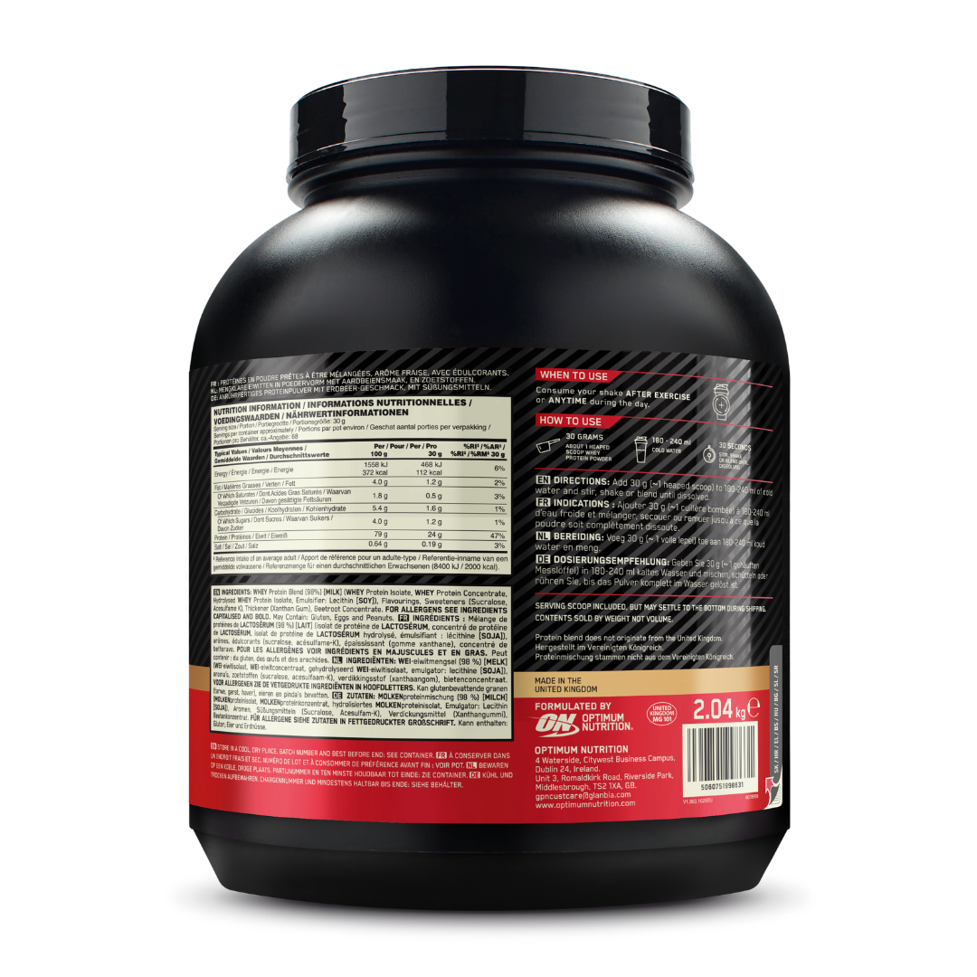 Optimum Nutrition Gold Standard 100% Whey - 2000 g - Delicious Strawberry