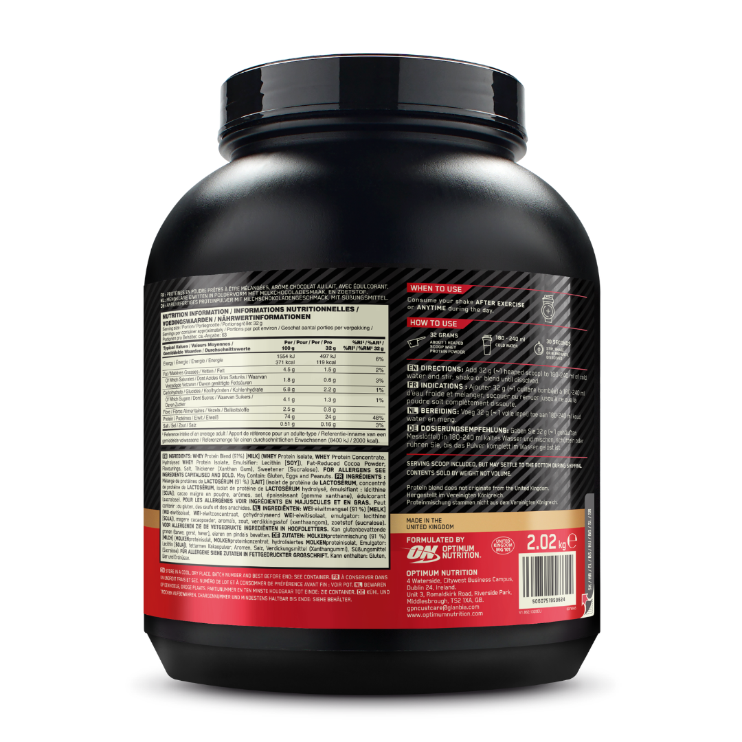 Optimum Nutrition Gold Standard 100% Whey - 2000 g - Extreme Milk Chocolate