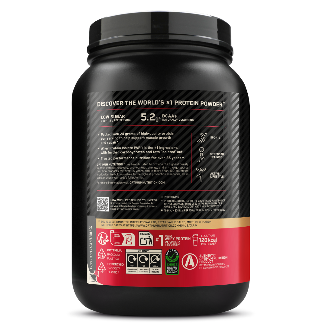 Optimum Nutrition Gold Standard 100% Whey - 780 g - Vanilla Ice Cream
