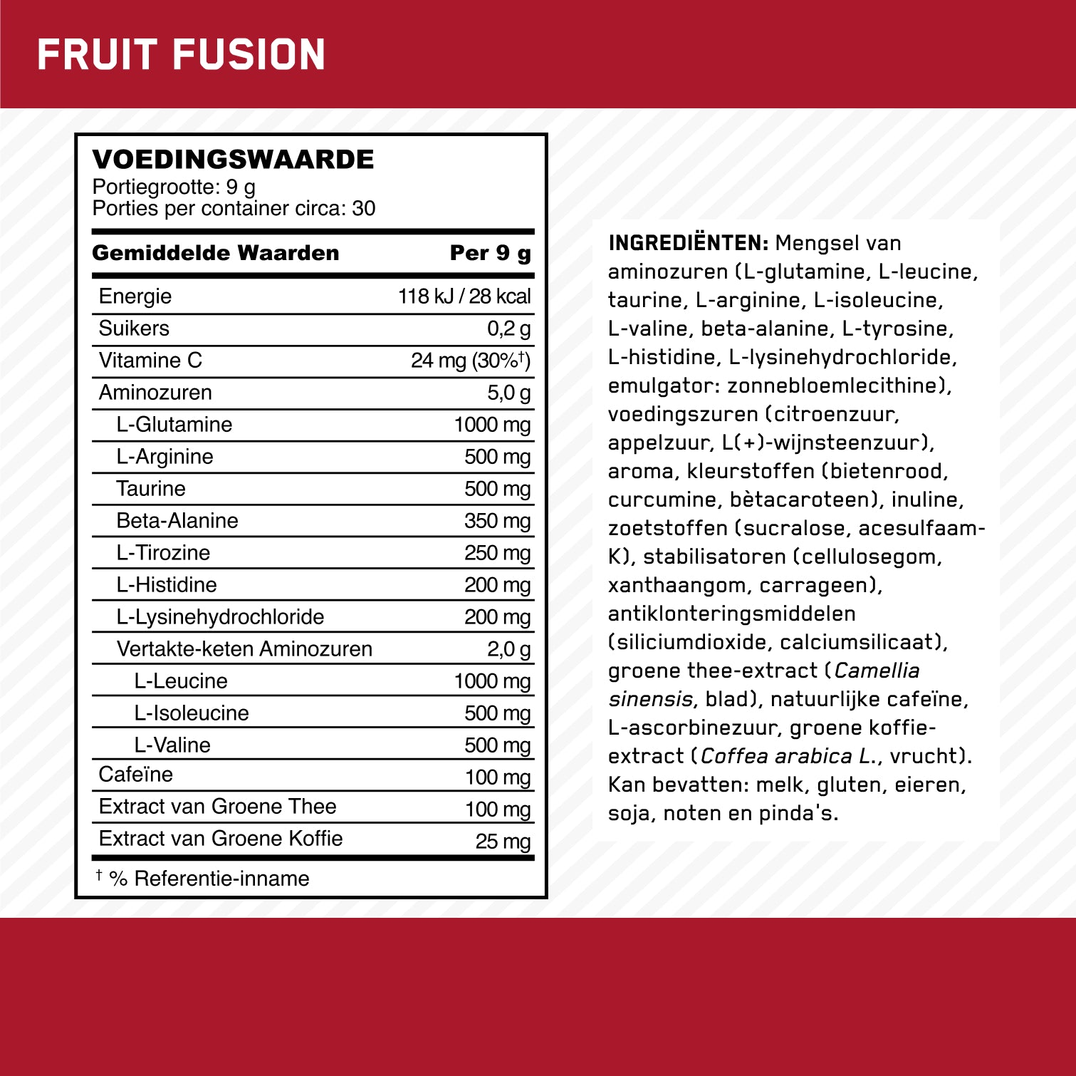 Optimum Nutrition Essential Amino Energy Fruit Fusion (270 g)