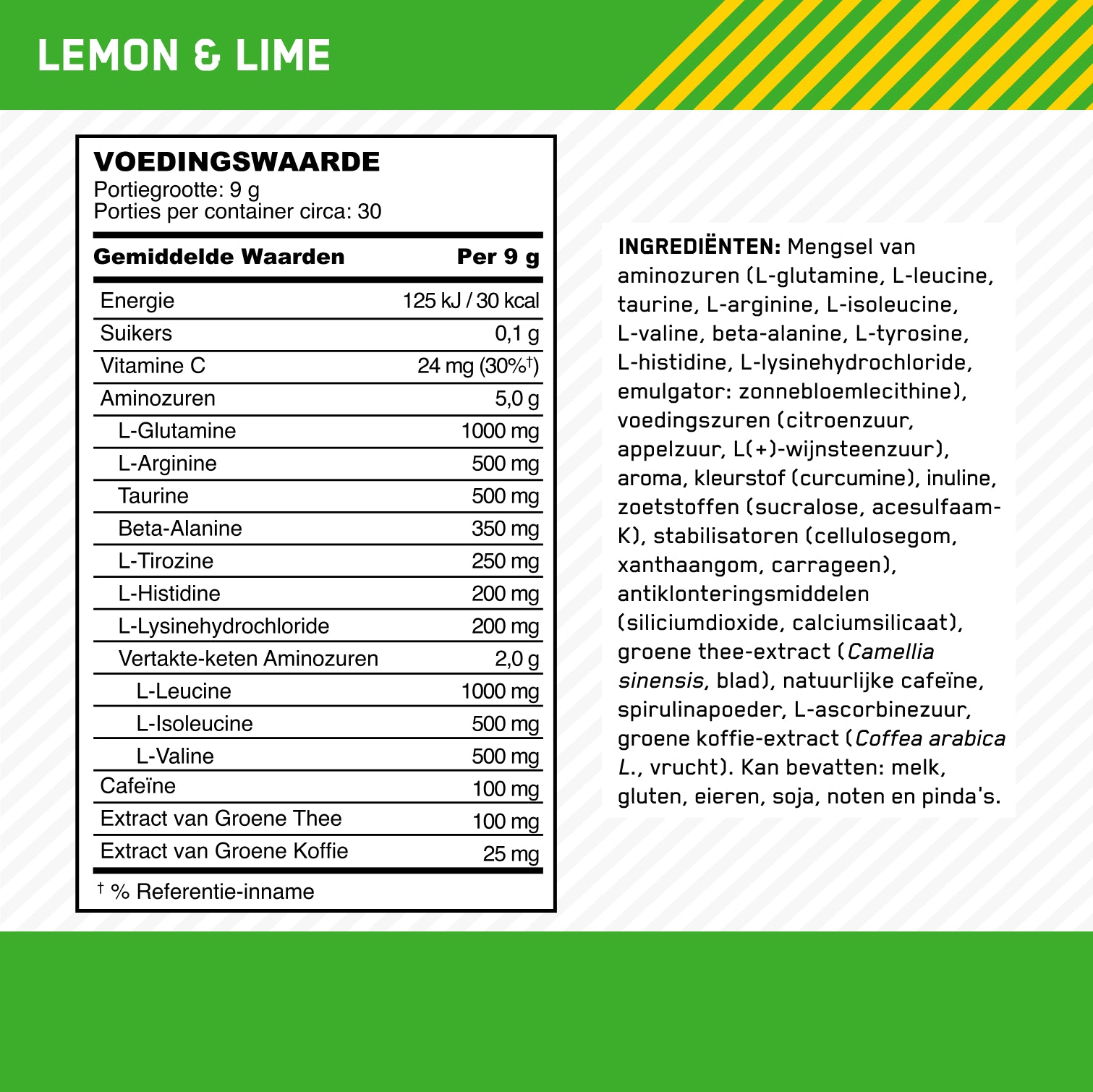 Optimum Nutrition Essential Amino Energy Lemon & Lime (270 g)