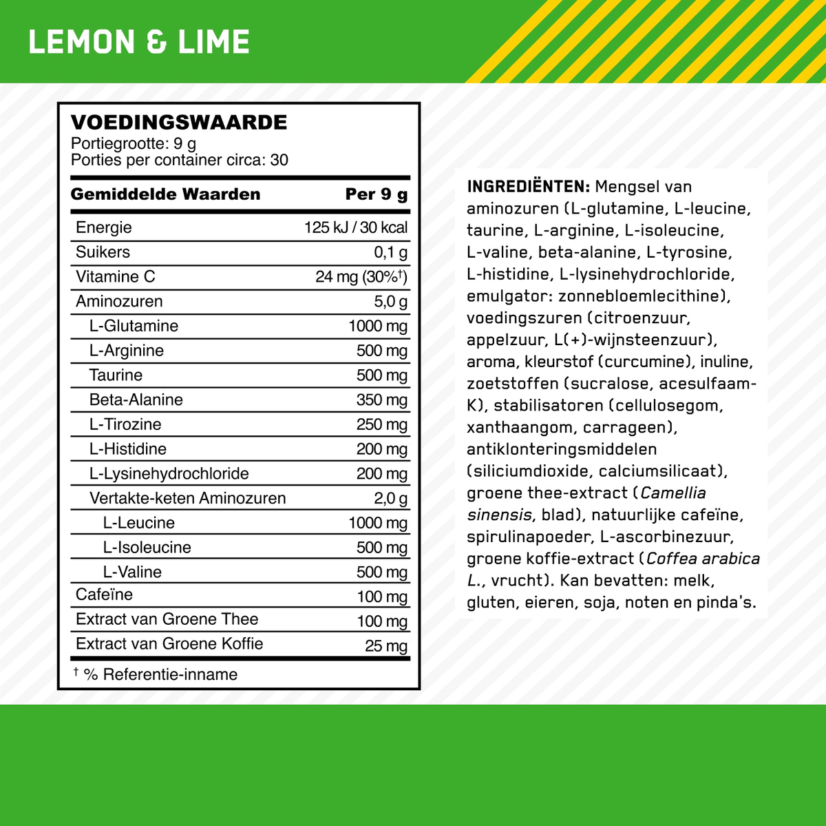 Optimum Nutrition Essential Amino Energy Lemon & Lime (270 g)