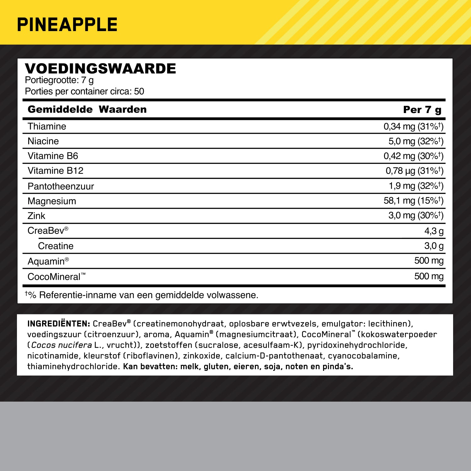 Optimum Nutrition Platinum Creatine Plus Pineapple (350 g)