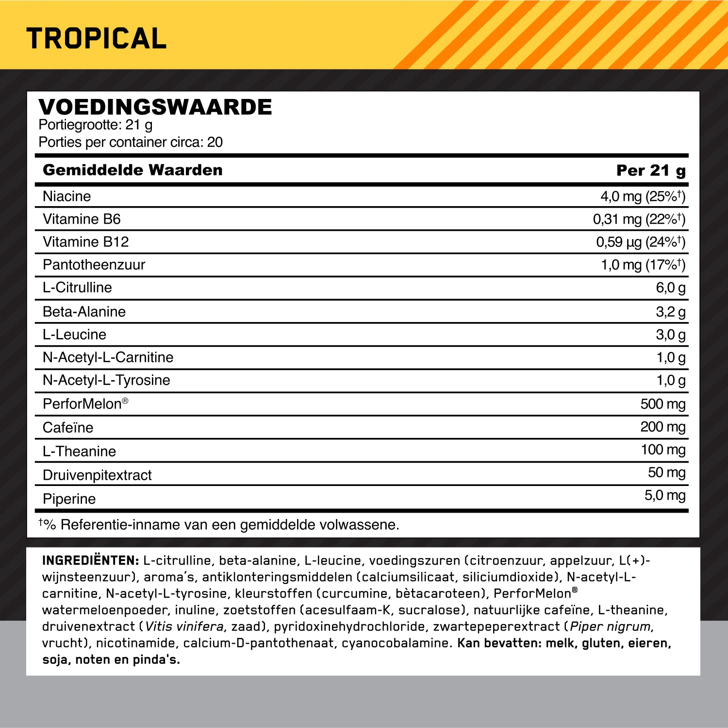 Optimum Nutrition Gold Standard Pre-workout Advanced Tropical (420 g)
