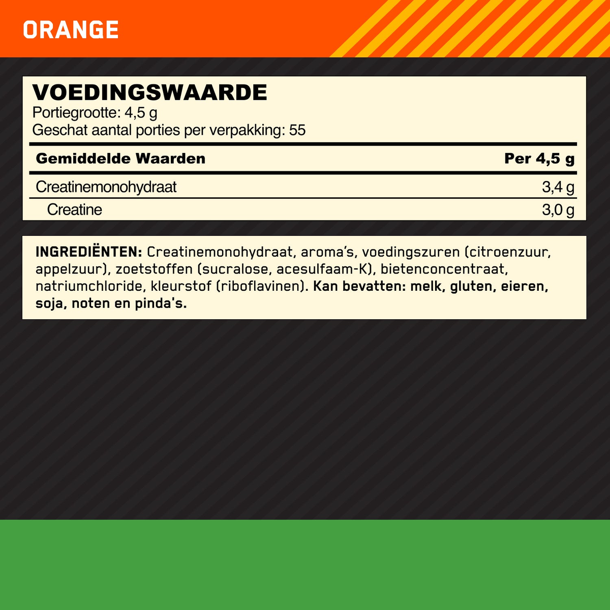 Optimum Nutrition Flavoured Micronised Creatine Powder Orange (247,5 g)