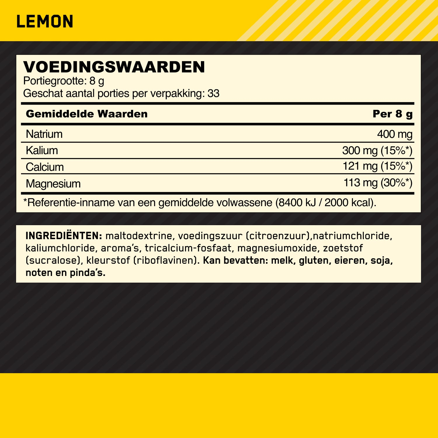 Optimum Nutrition Electrolyte Powder Lemon (264 g)