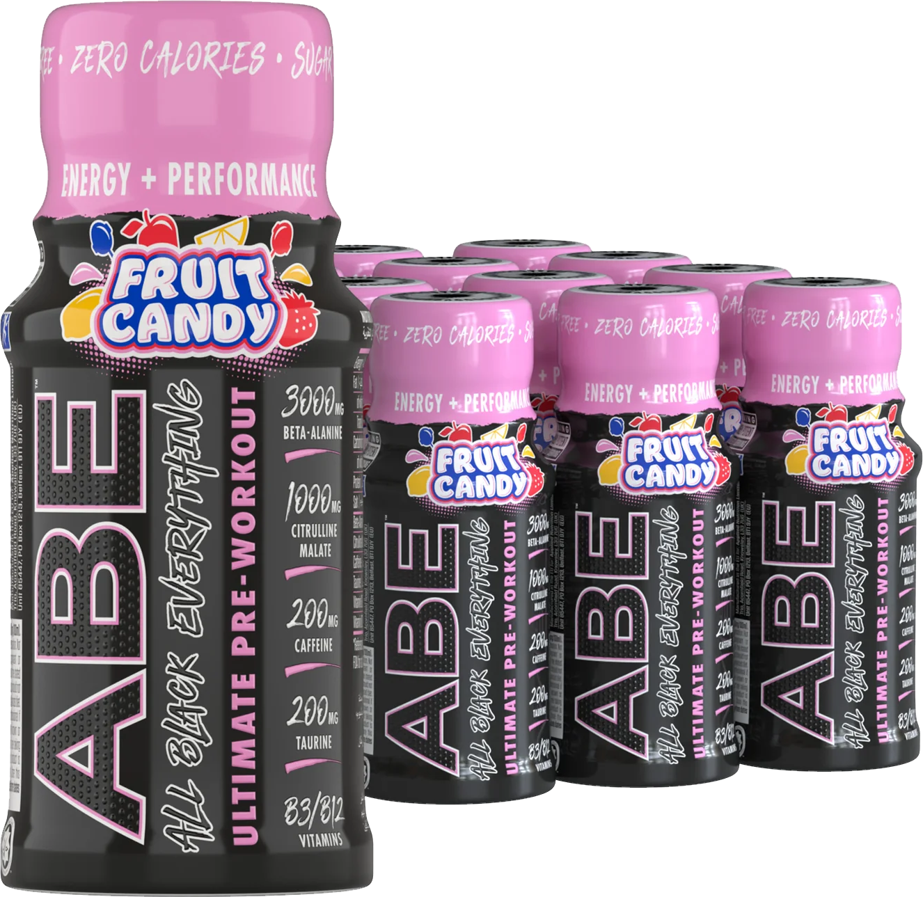 Applied Nutrition ABE Pre-workout Shot Fruit Candy (12 x 60 ml)
