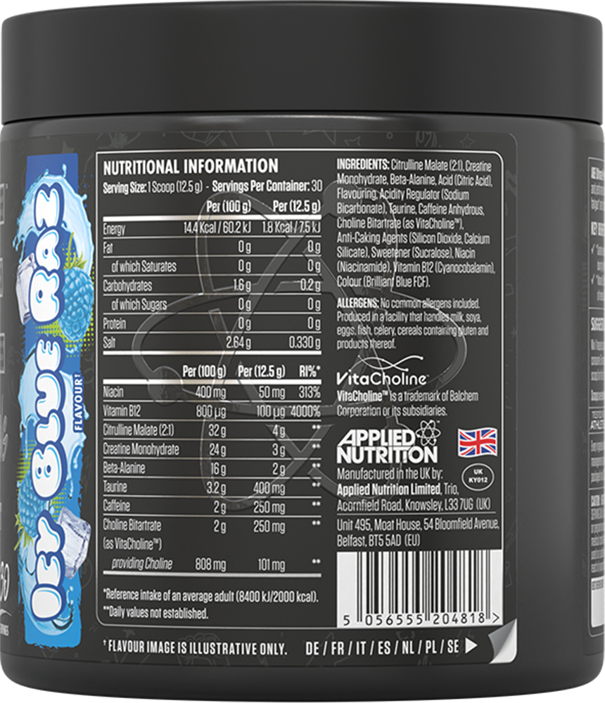 Applied Nutrition ABE Ultimate Pre-workout Icy Blue Raz (30 servings)