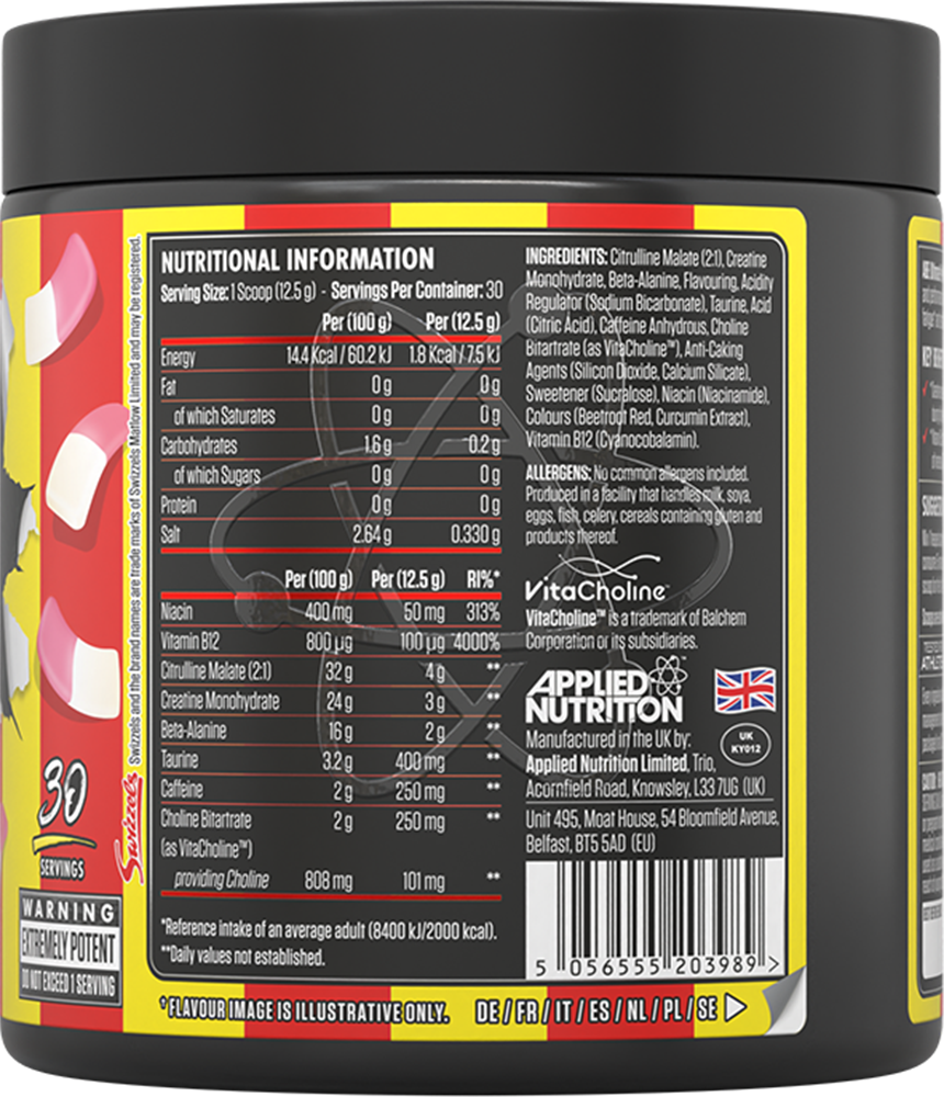 Applied Nutrition ABE Ultimate Pre-workout Swizzels Drumstick Squashies (30 servings))