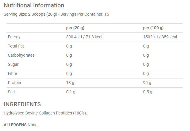 Applied Nutrition Collagen Peptides (300 g)