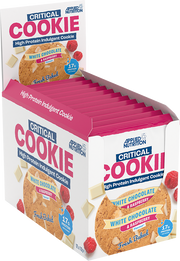 Applied Nutrition Critical Cookie White Chocolate & Raspberry (12 x 73 g)