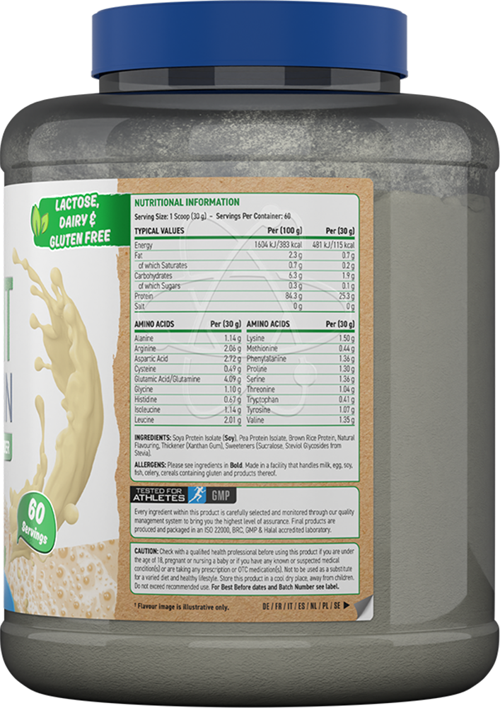 Applied Nutrition Critical Plant Protein Vanilla (1800 g)