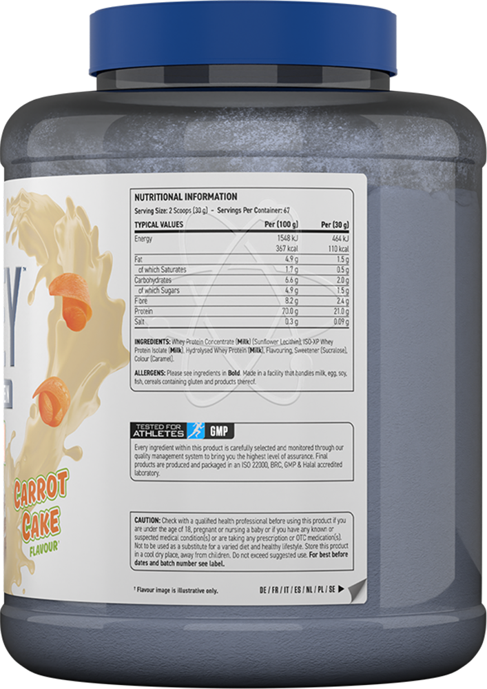 Applied Nutrition Critical Whey Protein Carrot Cake (2000 g)