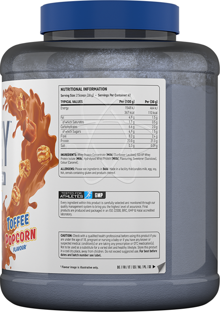 Applied Nutrition Critical Whey Protein Toffee Popcorn (2000 g)