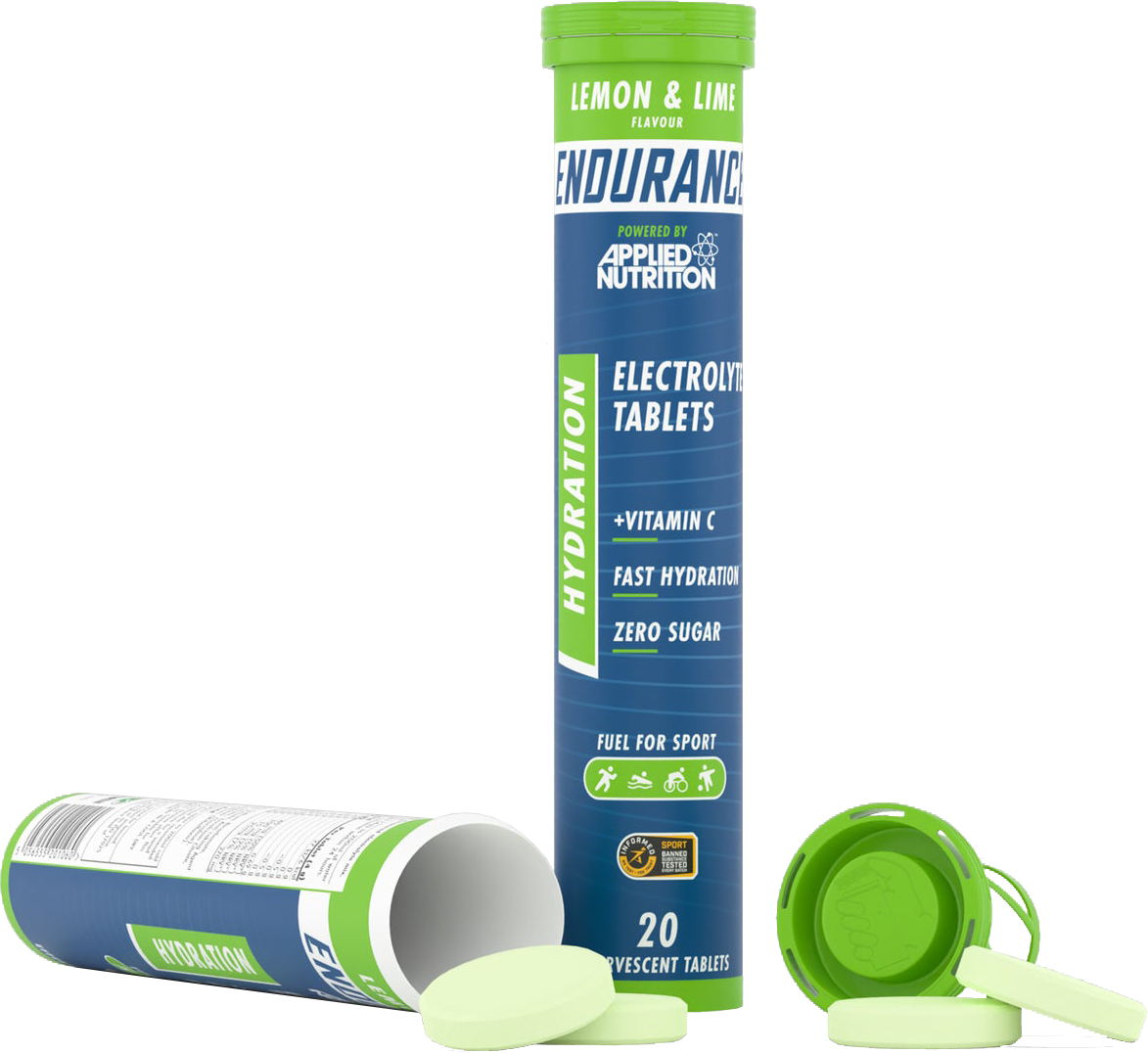 Applied Nutrition Endurance Hydration Electrolyte tabs Lemon & Lime (6 x 20 tabs)