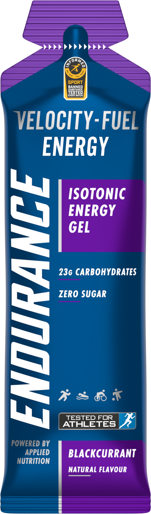 Applied Nutrition Endurance Isotonic Energy Gel Blackcurrant (20 x 60 ml)
