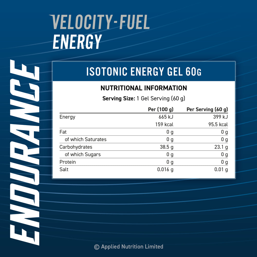 Applied Nutrition Endurance Isotonic Energy Gel Blackcurrant (20 x 60 ml)