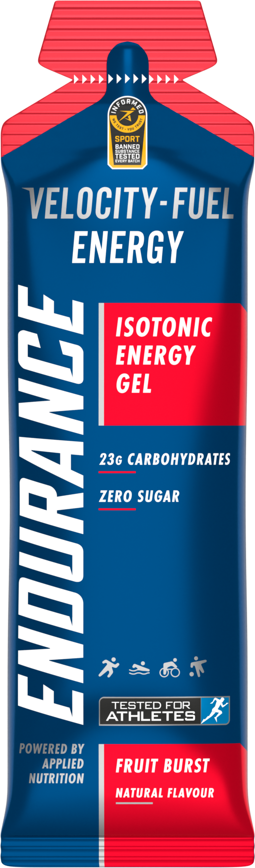 Applied Nutrition Endurance Isotonic Energy Gel Fruit Burst (20 x 60 ml)