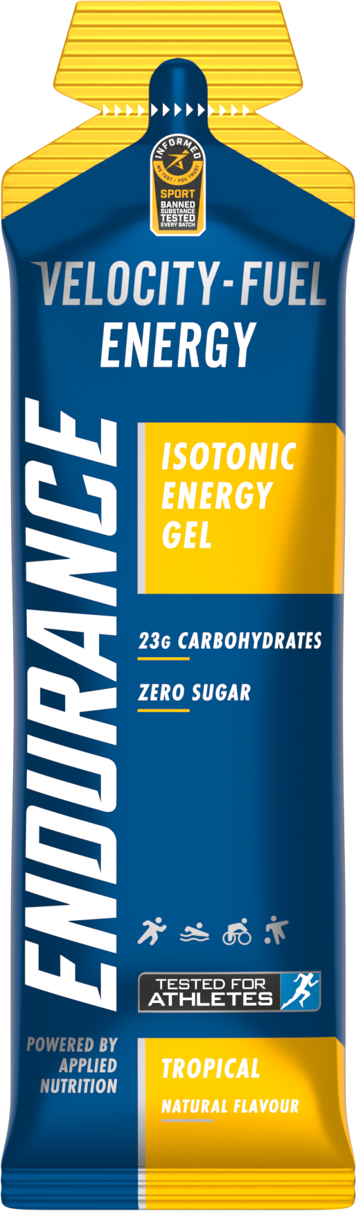 Applied Nutrition Endurance Isotonic Energy Gel Tropical (20 x 60 ml)